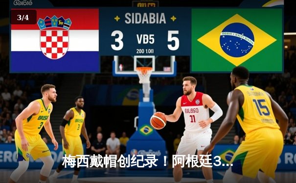 梅西戴帽创纪录！阿根廷3-0完胜智利，提前一轮晋级美洲杯四强 - 3